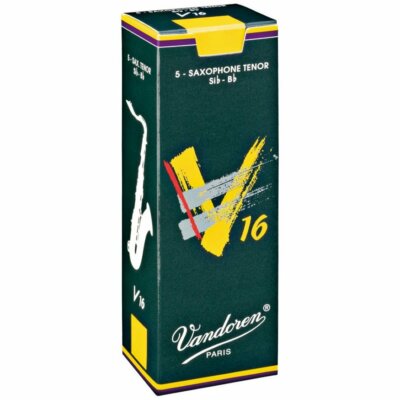 Vandoren Sax/Saxophon V16 Tenorblätter 5er Pack, Stärke 2,5 SR7225