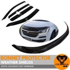 Holden Colorado Weather Shields & Bonnet Protector 2017 Window Weathershields