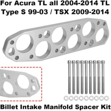 Billet Intake Manifold Spacer Kit For Acura TL TSX Accord J Series V6 3/4" Thick
