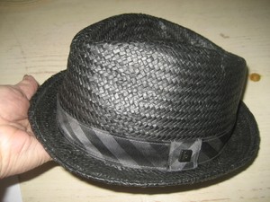 boys black fedora hat