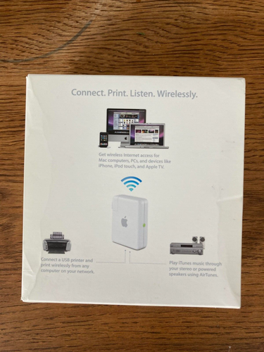 Apple Airport Express A1264 Portable 802.11n Wi-Fi Wireless Network Router-F/Prt - Picture 3 of 8
