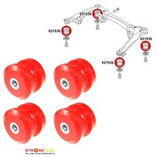 Kit de silent blocs de sous-châssis arrière pour Audi A4 B5 Quattro, S4, RS4