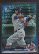 MARK ZAGUNIS 2017 BOWMAN CHROME PROSPECTS BLUE SHIMMER REFRACTOR #BCP-131