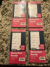 Adams (SC1152) Money/Rent Receipt Books/4 (New)