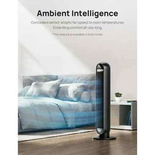 "Dreo 36'' Oscillating Tower Fan with Remote – Quiet High-Velocity Floor Fan 