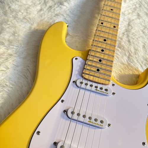 Guitarra Eléctrica Belleza Cuerpo Sólido Amarillo Claro ST Diapasón de Arce Pastillas 3S - Imagen 7 de 14