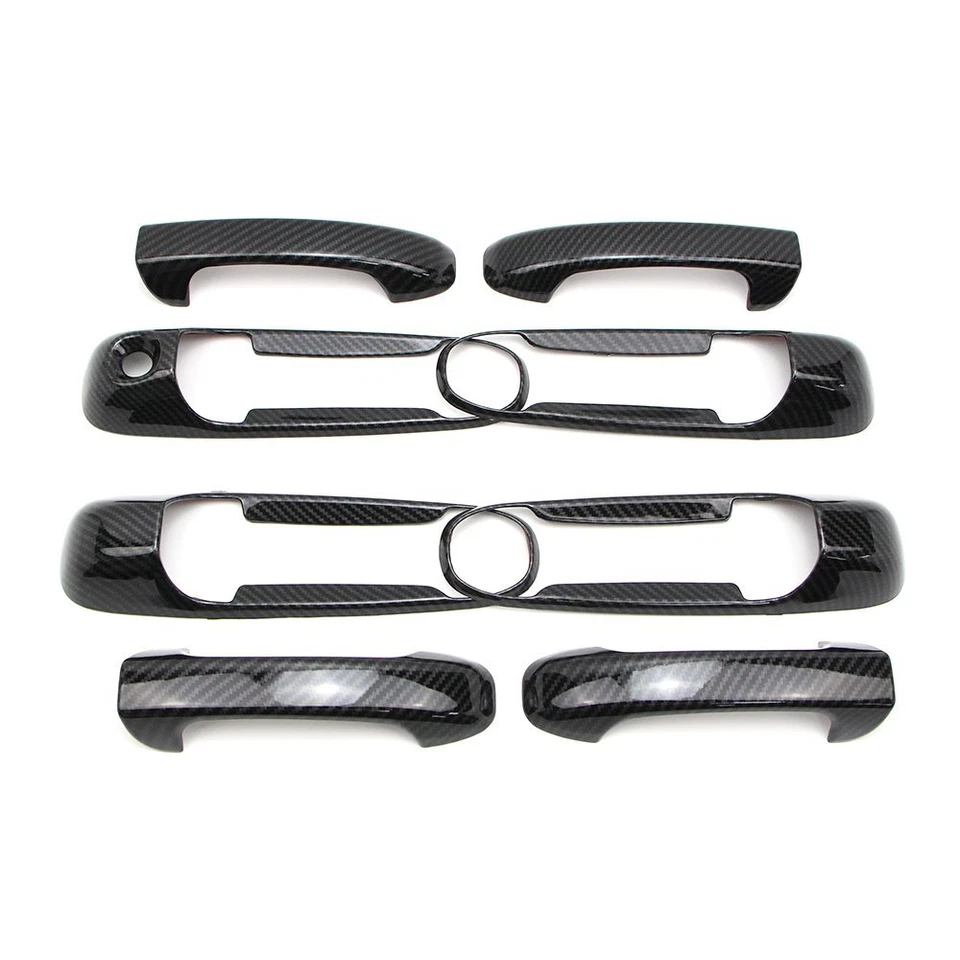 Door Handle Cover for 02-08 Dodge Ram 1500 / 03-09 2500 3500 Carbon Fiber Style - image 2 of 4