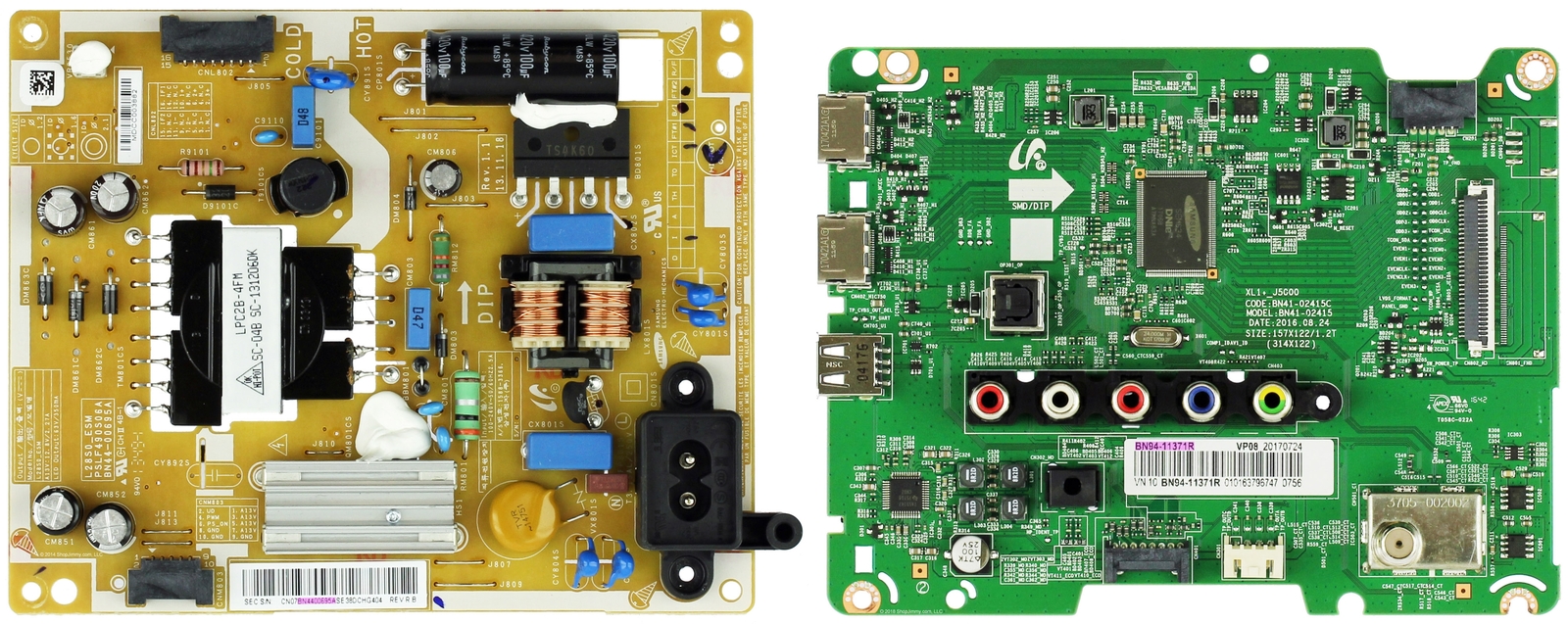 Samsung UN28H4000BFXZA (Version XA02) Complete TV Repair Parts Kit eBay