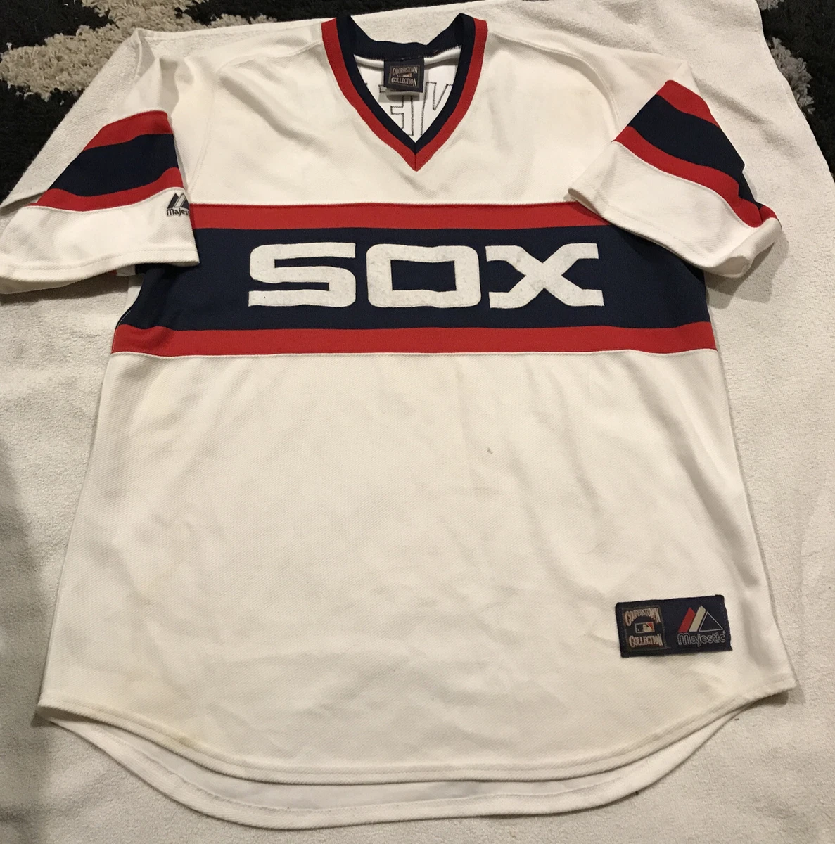 VTG PAUL KONERKO CHICAGO WHITE SOX MAJESTIC JERSEY COOPERSTOWN COLLECTION XL