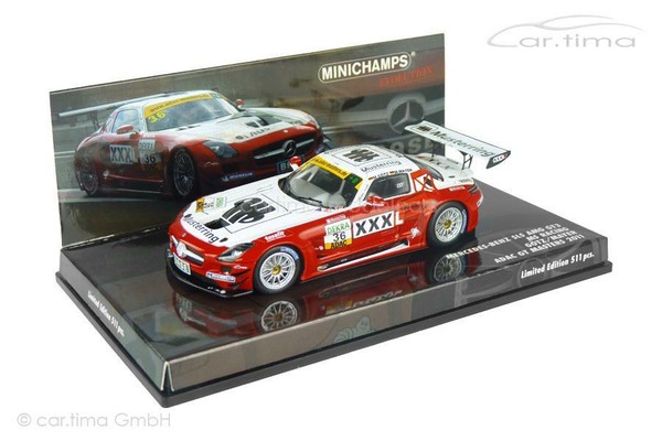 Mercedes-Benz Sls Amg GT3 Adac Gt Masters 2011 Minichamps 1:43 437110336-image