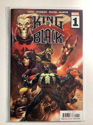 KING IN BLACK #1A VF- 7.5  MARVEL COMICS (HULK) COVER BY RYAN STEGMAN & JP MAYER
