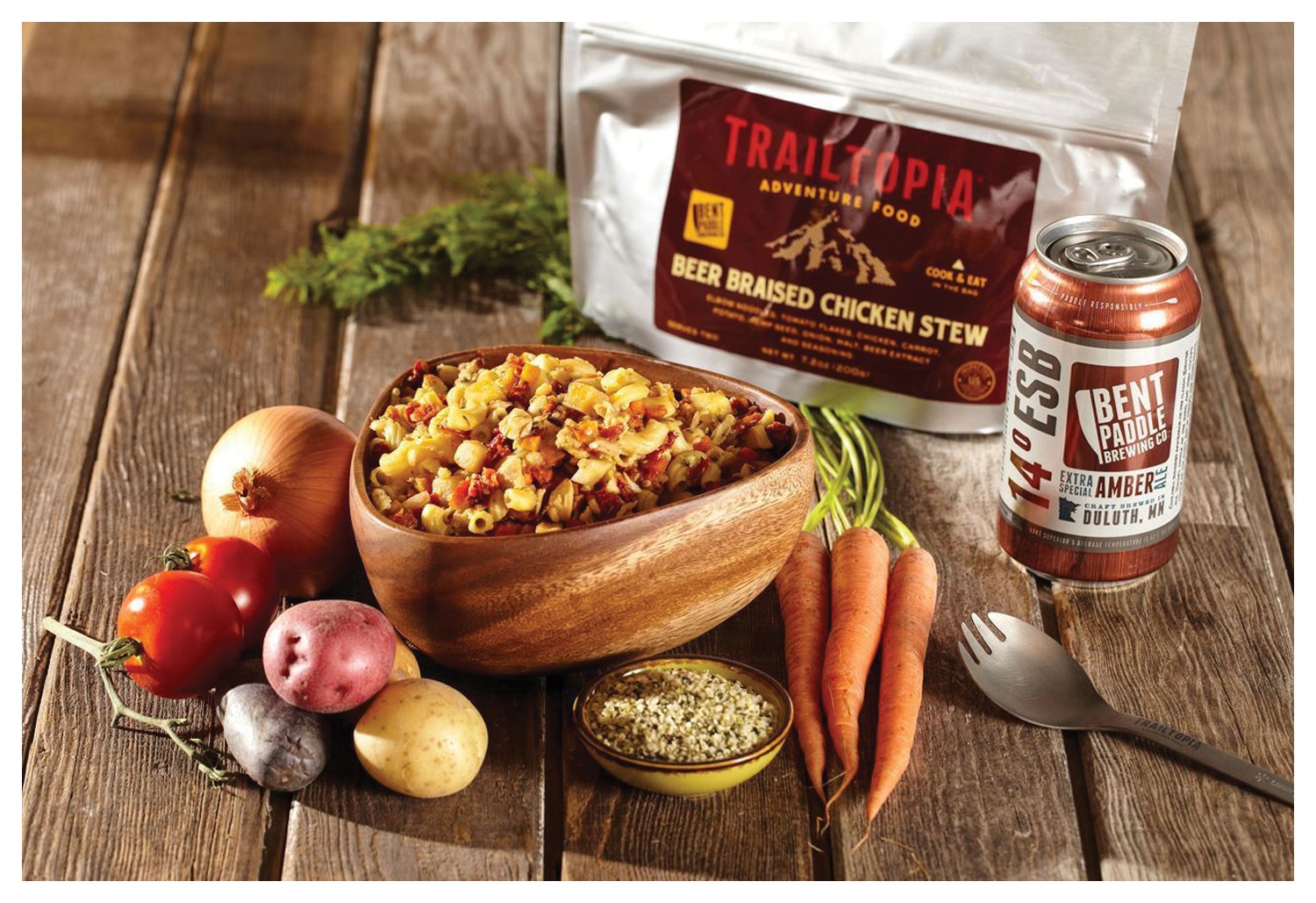 Тушеная курица в пиве Trailtopia Блюдо быстрого приготовления для гурманов в походах и кемпингах 3190₽