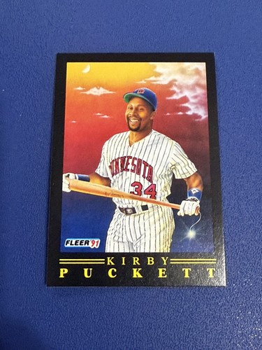 Kirby Puckett #1 1991 Fleer Pro Vision card