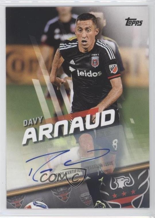 2016 Topps MLS Auto 333/350 Davy Arnaud #39 Auto 0a2