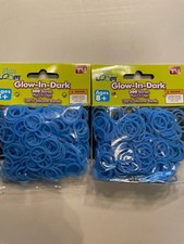 New Loom Bands Glow-In-Dark 2 Packs Of 300.  600 Total Bands