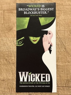 WICKED Bway Musical FLYER Ad  Broadway s Biggest Blockbuster!  KATIE ROSE CLARKE