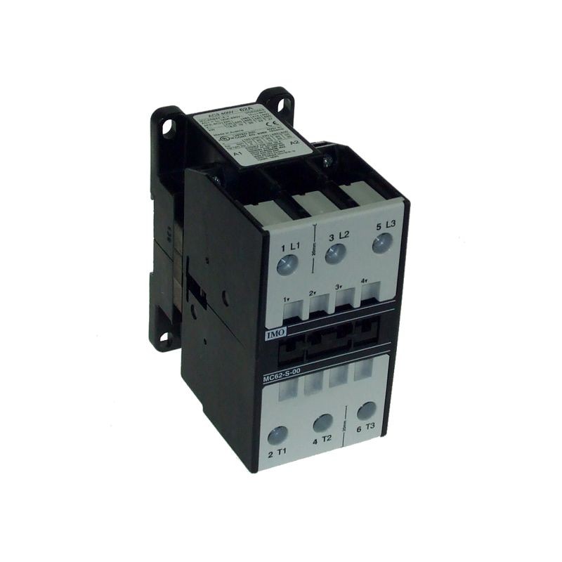 Contacteur tripolaire 30KW pour éviter les pannes de moteur 62A 400VAC