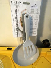 BKLYN Steel Co. GRAY Nonstick Mini Fry Pan & Spatula 2-Pc. Set BNWT
