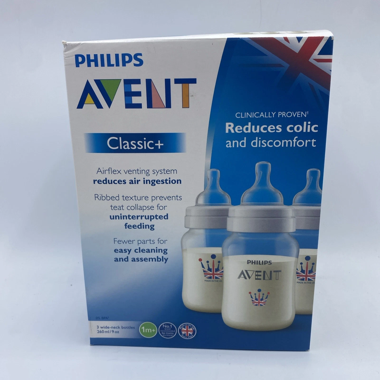 Philips Avent Bottles classic + 260 Ml X3 Bottles Made In The Uk Edition
Opens in a new window or ta