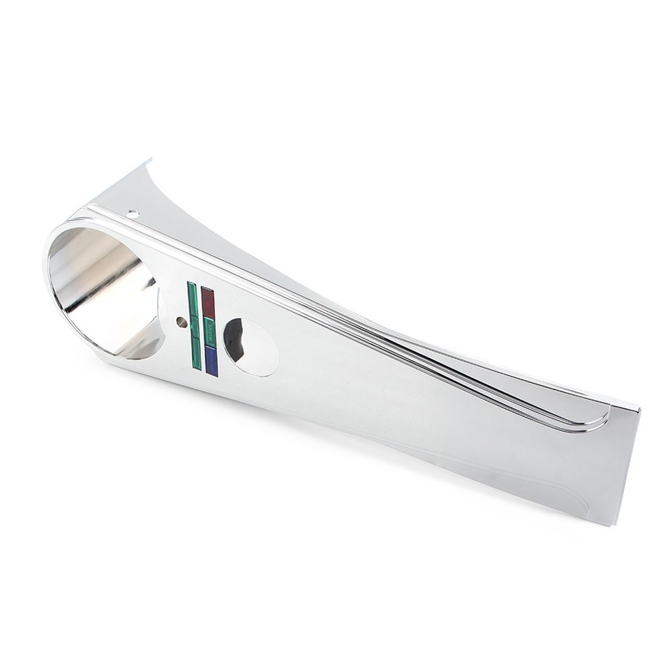 Chrome Long Rider Style Dash Panel For Harley Softail Custom FXSTC FXDG ...