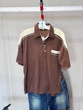 VTG 1970's JC Penney Earth Tone POLO SHIRT Large L