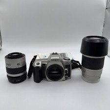 Minolta Maxxum HTsi Plus 35mm SLR w/quantaray AF 35-80mm  AF 75-300 Lens