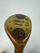 Vintage MacGregor Tourney Persimmon 3 Wood RH 42.5  Steel Original Grip