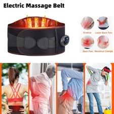 Cordless Massage Belt Electric Heated with Back Support Waist Vibration Massager