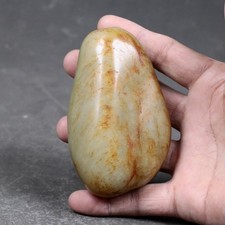 318G Certified 100% Hetian jade(Nephrite) Raw stone 和田玉原石