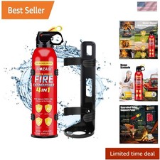 4 In1 Fire Extinguisher with Mount Fire Extinguishers for the House/Car/Kitchen