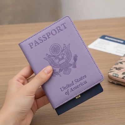 Simplicity Passport Wallet - Stylish Travel Essentials with Vaccine Card Slot