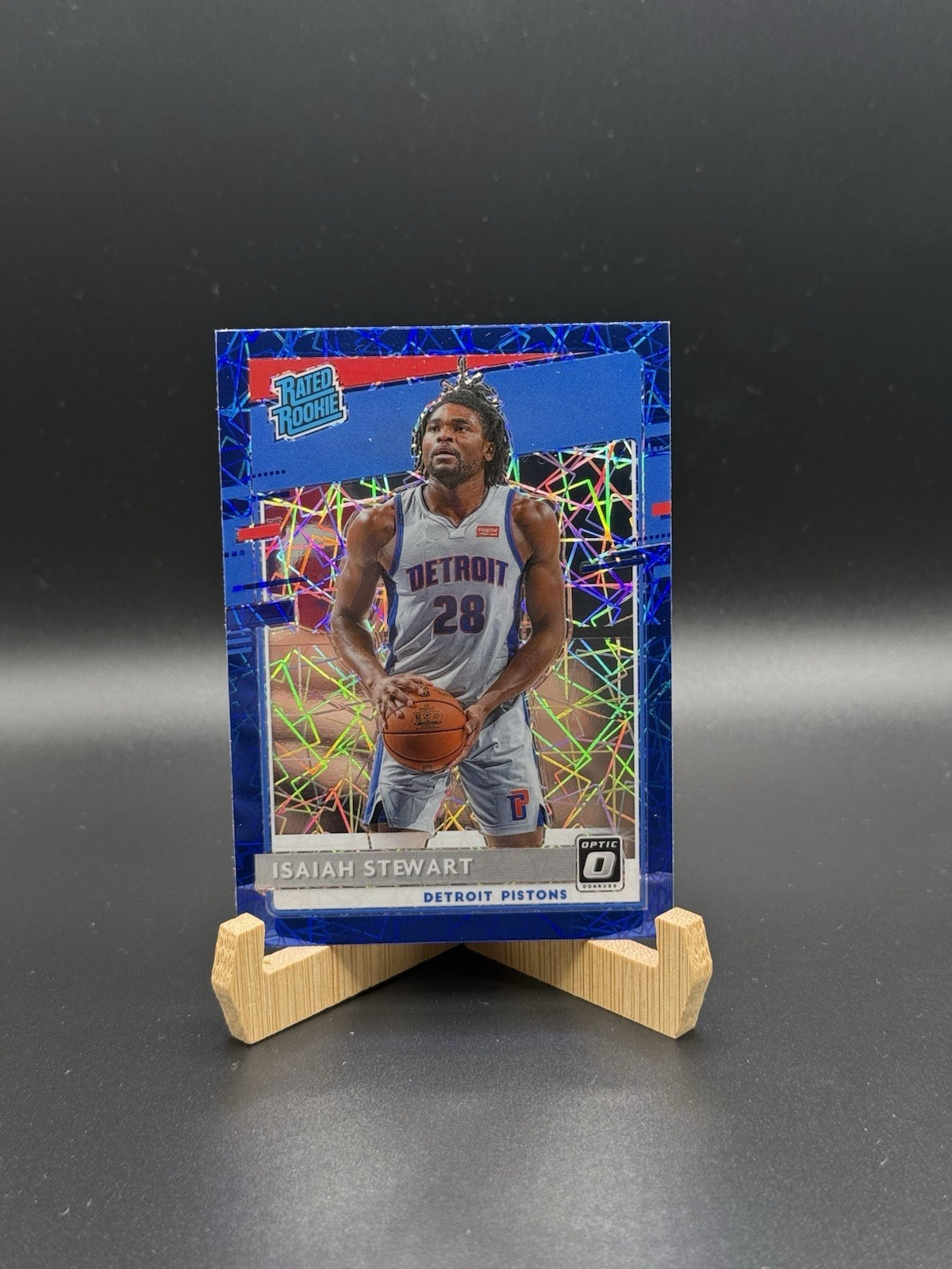 2020-21 Panini Donruss Optic - Rated Rookie Isaiah Stewart #166 Blue Velocity