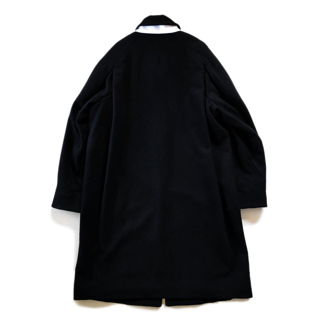 Overcoat Classic Wool Melton Stainless Coat Black 2 | eBay