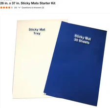 26 in. x 37 in. Sticky Mats Starter Kit by Americover