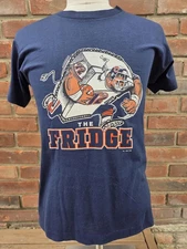 80s vintage Chicago Bears "The Fridge" T shirt  Reprint AN57086
