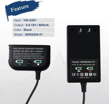 2Pack 18V for Black & Decker HPB18 18 Volt Battery/Charger HPB18-OPE 244760-00