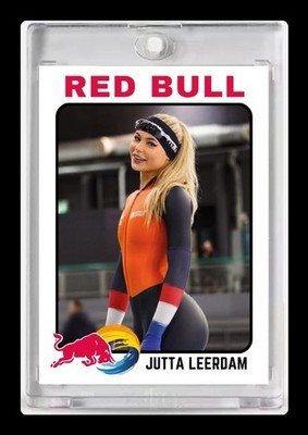 2025 Jutta Leerdam Future Stars Rookie Card Pro Speed Skater Red Bull Edition