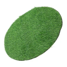  Artificial Grass Table Mats Circular Fake for Decoration Carpet Outdoor