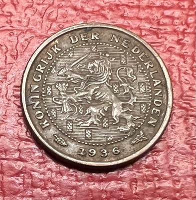 1936   Netherlands 1/2 Cent Coin - Combined Shipping - Lot D9g