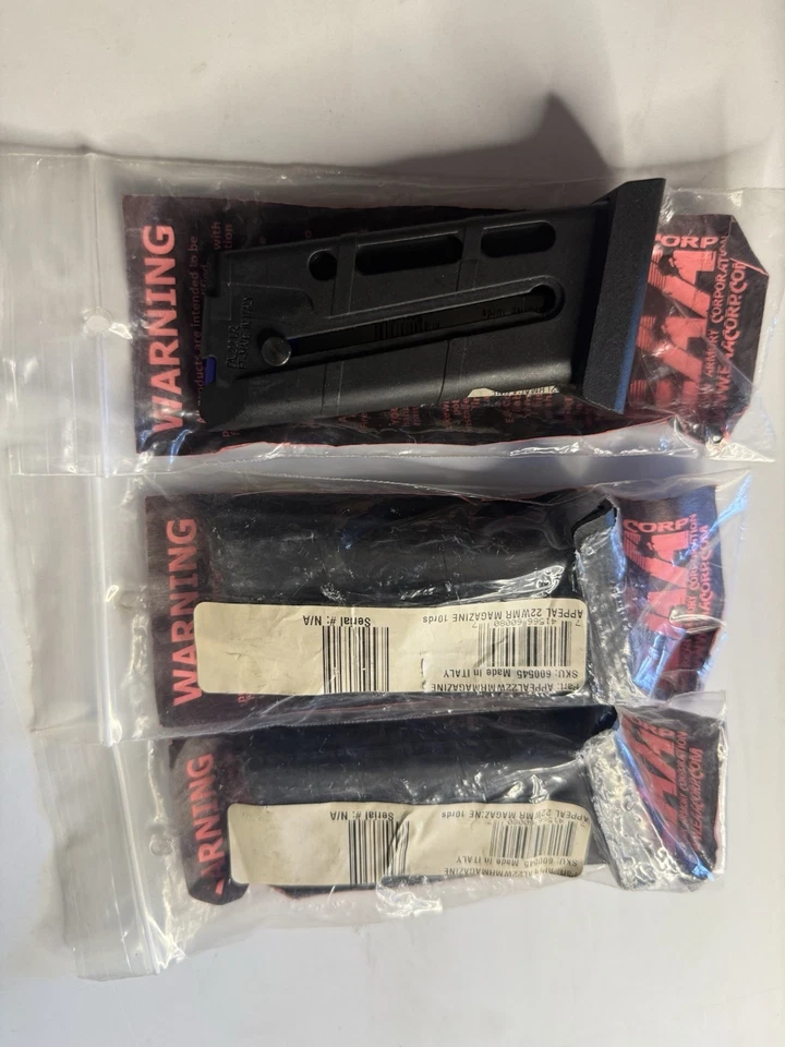 EAA Magazine For Witness Appeal Bull Pup Rifle .22 WMR Blue 10 Round 600545 - Image 3 of 4