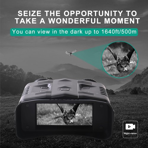 Night Vision Goggles - 4K Night Vision Binoculars for Adults,10X Digital Zoom... - Picture 5 of 9