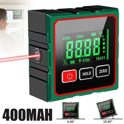 2-sided Magnetic Dual Laser Inclinometer Digital Laser Level Woodworking Tools