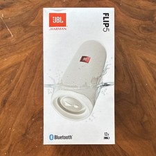 JBL Flip 5 Bluetooth Waterproof Portable Speaker White JBL PartyBoost