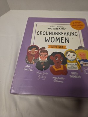 Little People, Big Dreams Groundbreaking Women 5 Books Gift Box Set Brand New