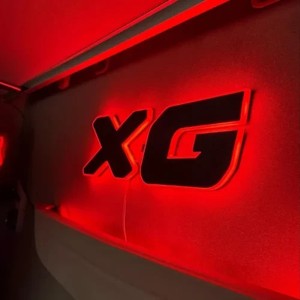 LED Mirror Board Sign Light Fits DAF XF XG Truck Cabin Logo 24V 12V