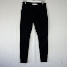 Levi  s Signature Gold Women  s Jeans 29x30 Mid Rise Skinny Stretch Denim Black