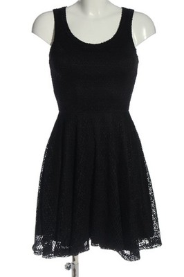 LAURA SCOTT A-Linien Kleid Damen Kleid Gr. DE 32 schwarz Elegant
