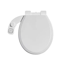 Bidet Toilet Seat Non-Electric,Fits Round Toilets - Soft Close Lid,... Fast Ship
