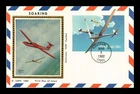 DR JIM STAMPS US FIRST DAY CARD AIR MAIL SOARING AIRPLANES COLORANO SILK CACHET