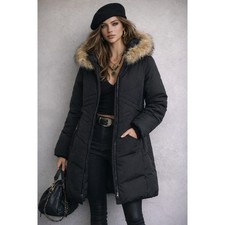 Centigrade Goose Down Jacket Womens S Black F...